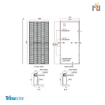 پنل خورشیدی 620 وات بایفشیال ترینا سولار Trina Solar