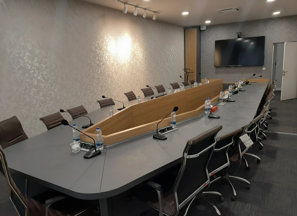 تجهیز سالن کنفرانس مدیریتی یک مجتمع بزرگ پتروشیمی