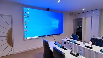 ویدئو وال اتاق جلسات