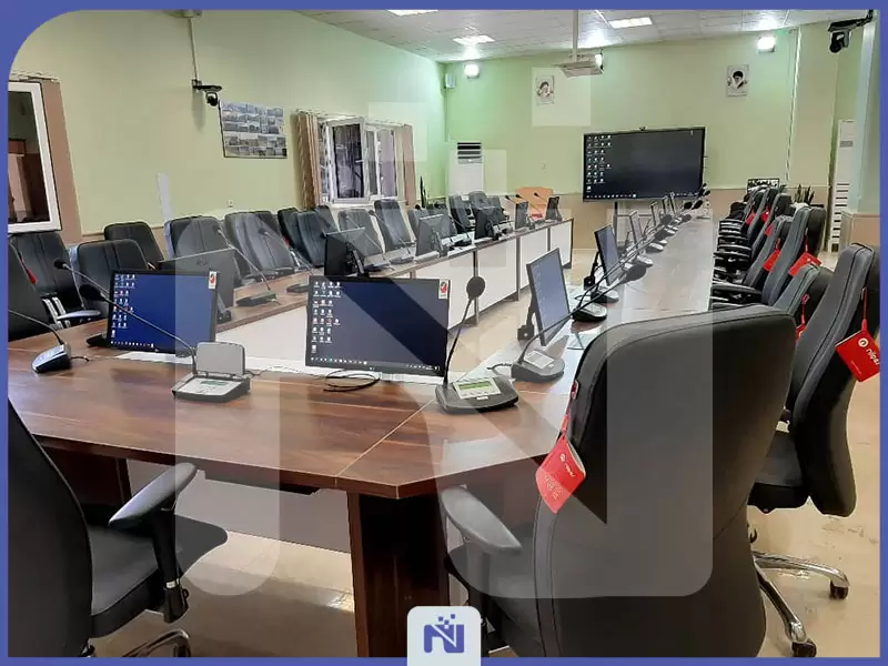 سیستم کنفرانس به همراه مانیتور